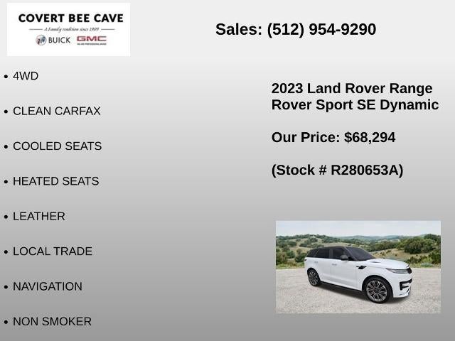 2023 Land Rover Range Rover Sport P400 SE Dynamic