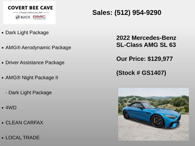 2022 Mercedes-Benz SL-Class AMG® SL 63 Roadster
