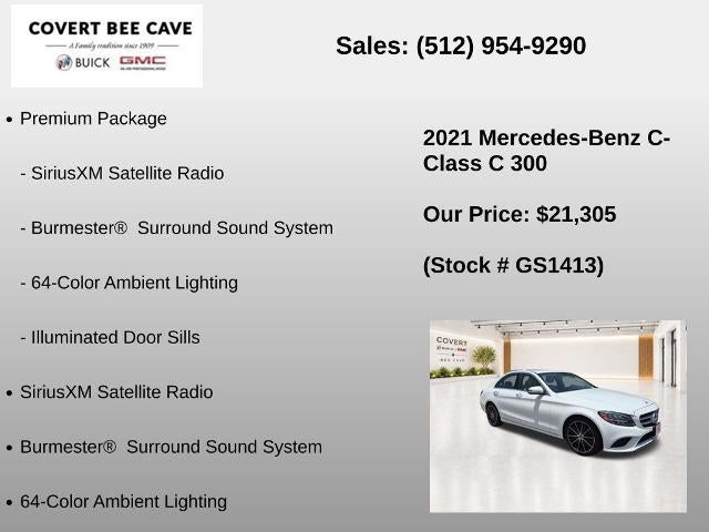 2021 Mercedes-Benz C-Class C 300 Sedan