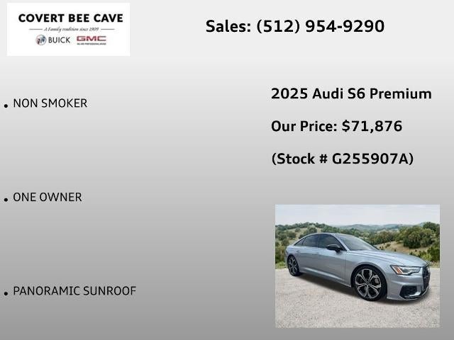 2025 Audi S6 Sedan 2.9 TFSI Premium