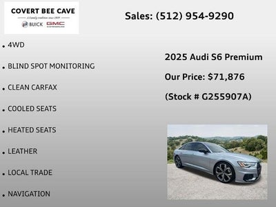 2025 Audi S6 Sedan 2.9 TFSI Premium