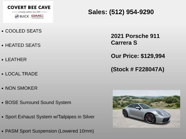 2021 Porsche 911 Carrera 4S Coupe