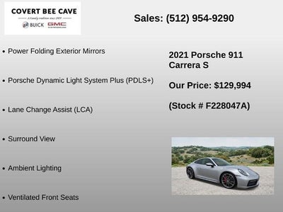 2021 Porsche 911 Carrera 4S Coupe