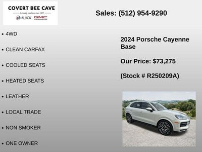2024 Porsche Cayenne AWD